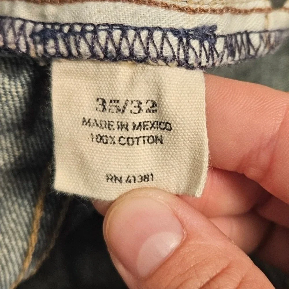 Vintage Y2K Polo Ralph Lauren Mens Straight Leg Medium Wash Jeans 35x32